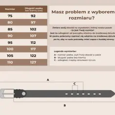 Pasek 90 cm: Jak dobrać idealny rozmiar damski? Poradnik